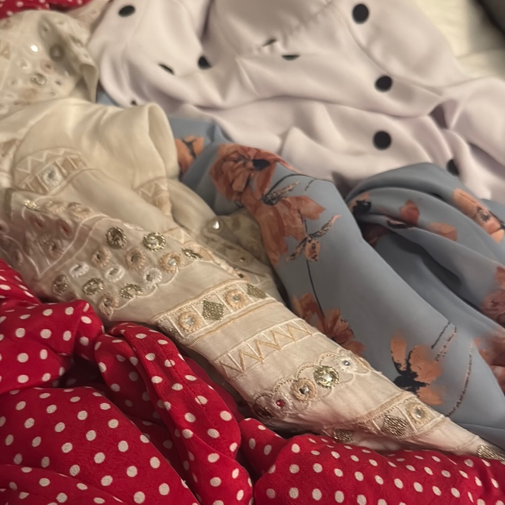 REVOLVE Polka Dot and Floral Maxi Dress